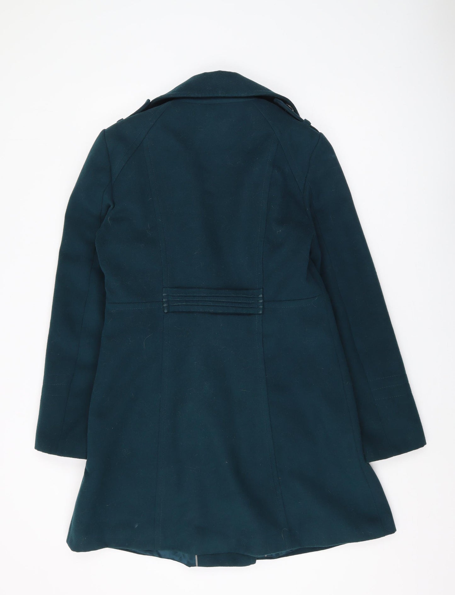 Wallis Women's Green Pea Coat Size 12