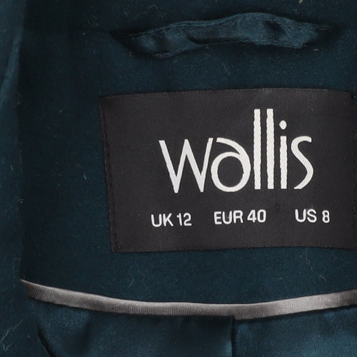 Wallis Women's Green Pea Coat Size 12