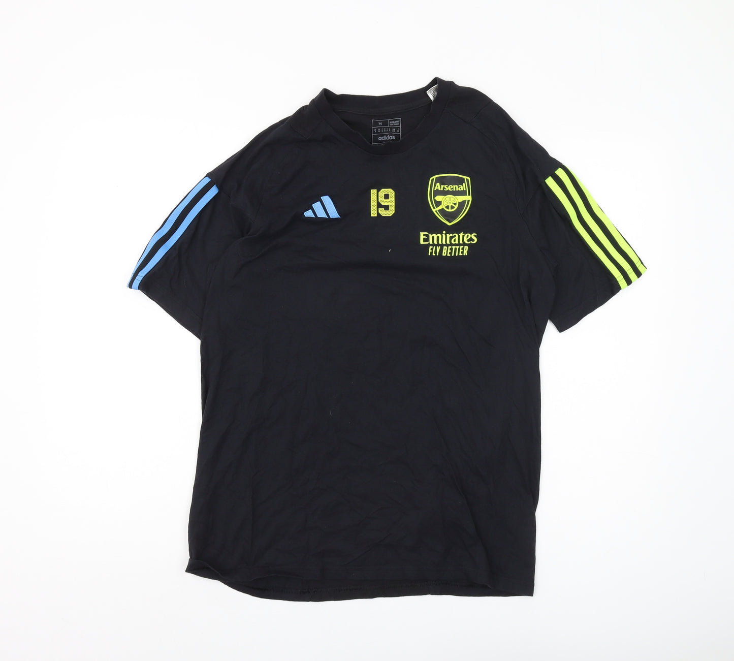 adidas Men's Arsenal Black Medium T-Shirt