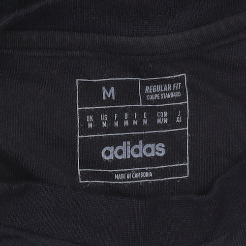 adidas Men's Arsenal Black Medium T-Shirt
