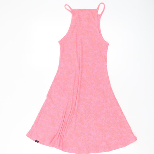 Superdry Women’s XS Pink Sleeveless Halter Dress