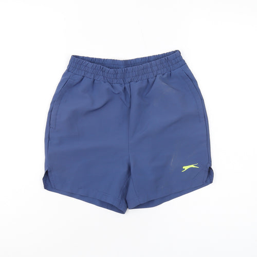 Slazenger Boys Blue Athletic Shorts 9-10 Years