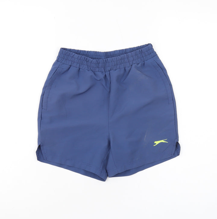 Slazenger Boys Blue Athletic Shorts 9-10 Years