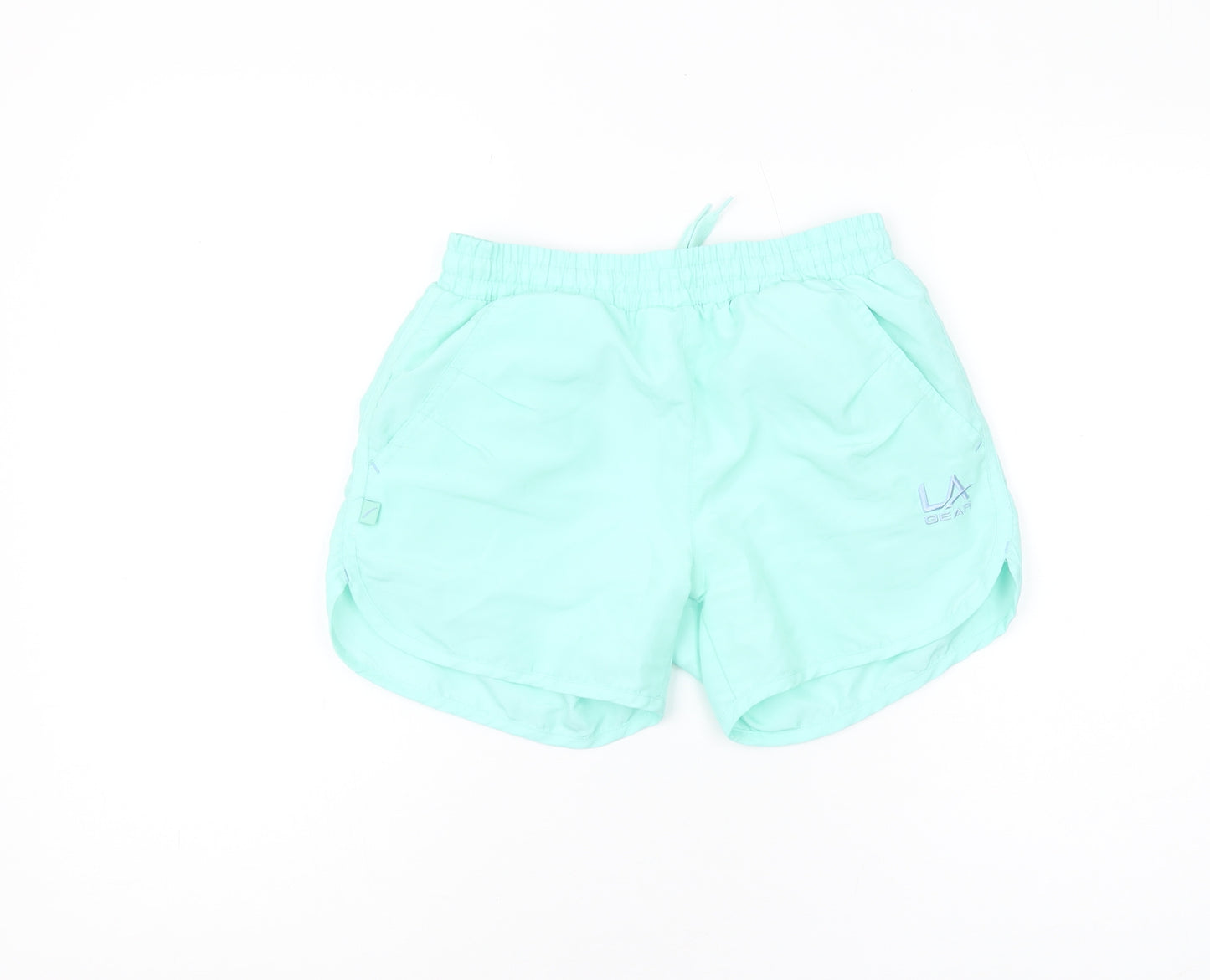 LA Gear Girls' Athletic Shorts Green 11-12 Yrs Quick Dry