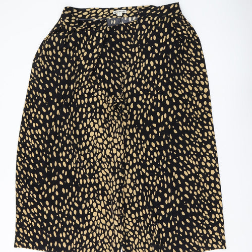 Whistles Women’s Black Animal Print Trousers Size 8
