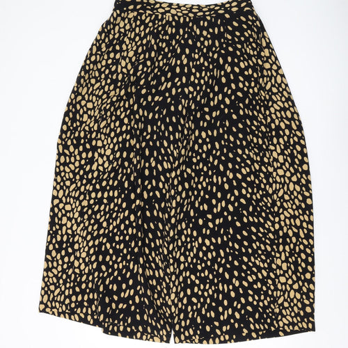 Whistles Women’s Black Animal Print Trousers Size 8