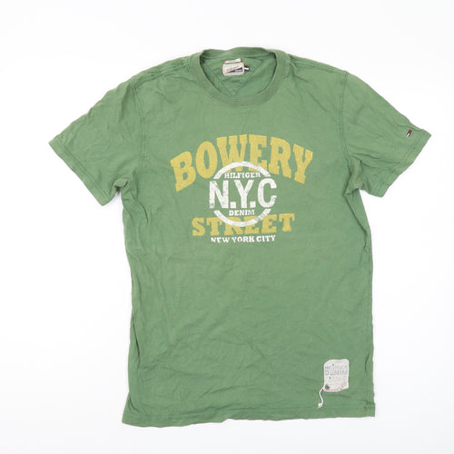 Tommy Hilfiger Men’s Green Graphic T-Shirt Size S