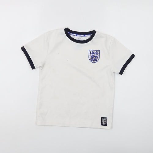The Football Association Boys White T-Shirt 6-7 Years
