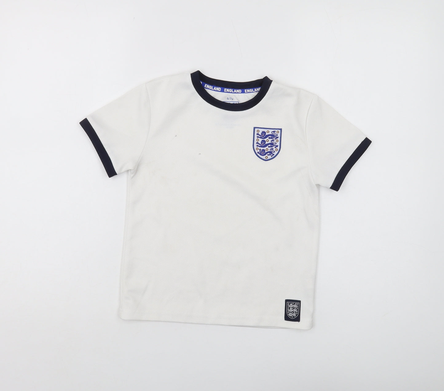 The Football Association Boys White T-Shirt 6-7 Years