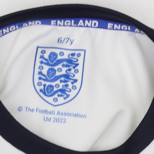 The Football Association Boys White T-Shirt 6-7 Years