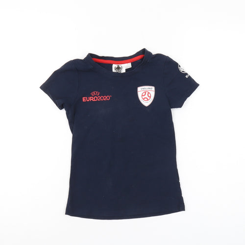 Boys Blue UEFA Euro 2020 England T-Shirt 6-7 Years