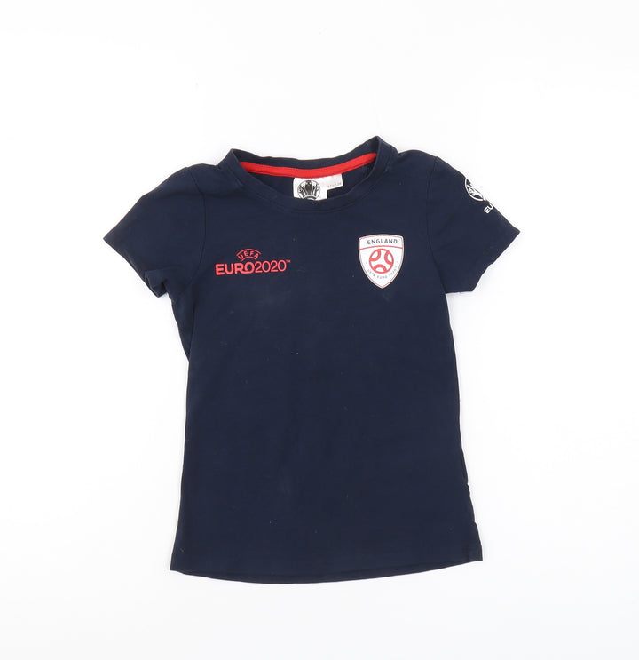 Boys Blue UEFA Euro 2020 England T-Shirt 6-7 Years
