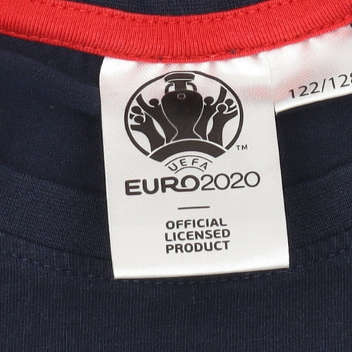 Boys Blue UEFA Euro 2020 England T-Shirt 6-7 Years