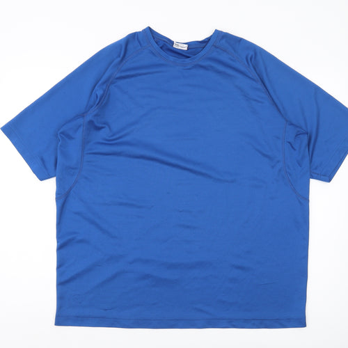 Wilson Men's Blue 2XL Basic T-Shirt for Gym & Training