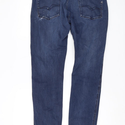 Replay Men's Blue Straight Jeans Size 36