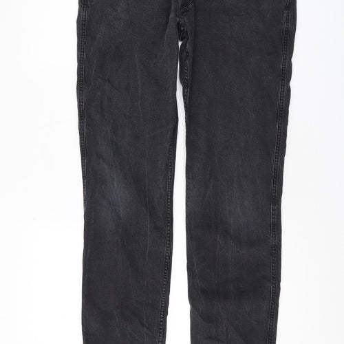 Replay Men's Straight Black Jeans Size 38