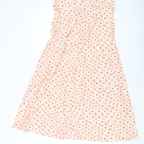 MNG Women's Multicoloured A-Line Midi Skirt L