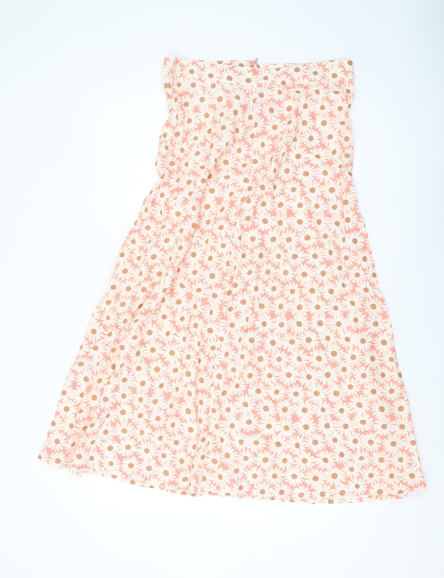 MNG Women's Multicoloured A-Line Midi Skirt L