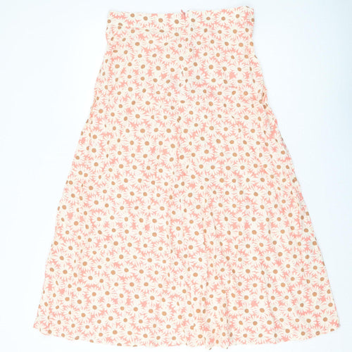 MNG Women's Multicoloured A-Line Midi Skirt L