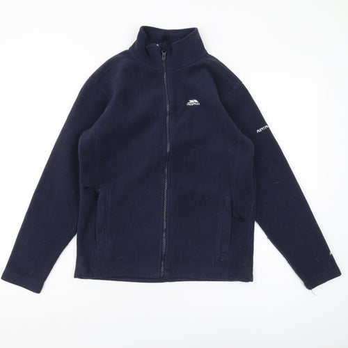 Trespass Boys Blue Fleece Jacket, 11-12 Years, Full Zip