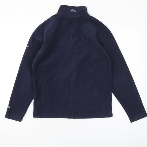 Trespass Boys Blue Fleece Jacket, 11-12 Years, Full Zip