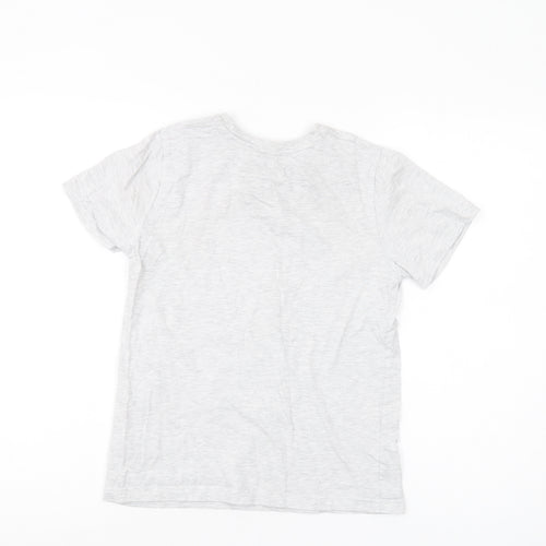 Minecraft Boys Grey Graphic Print T-Shirt 10 Years