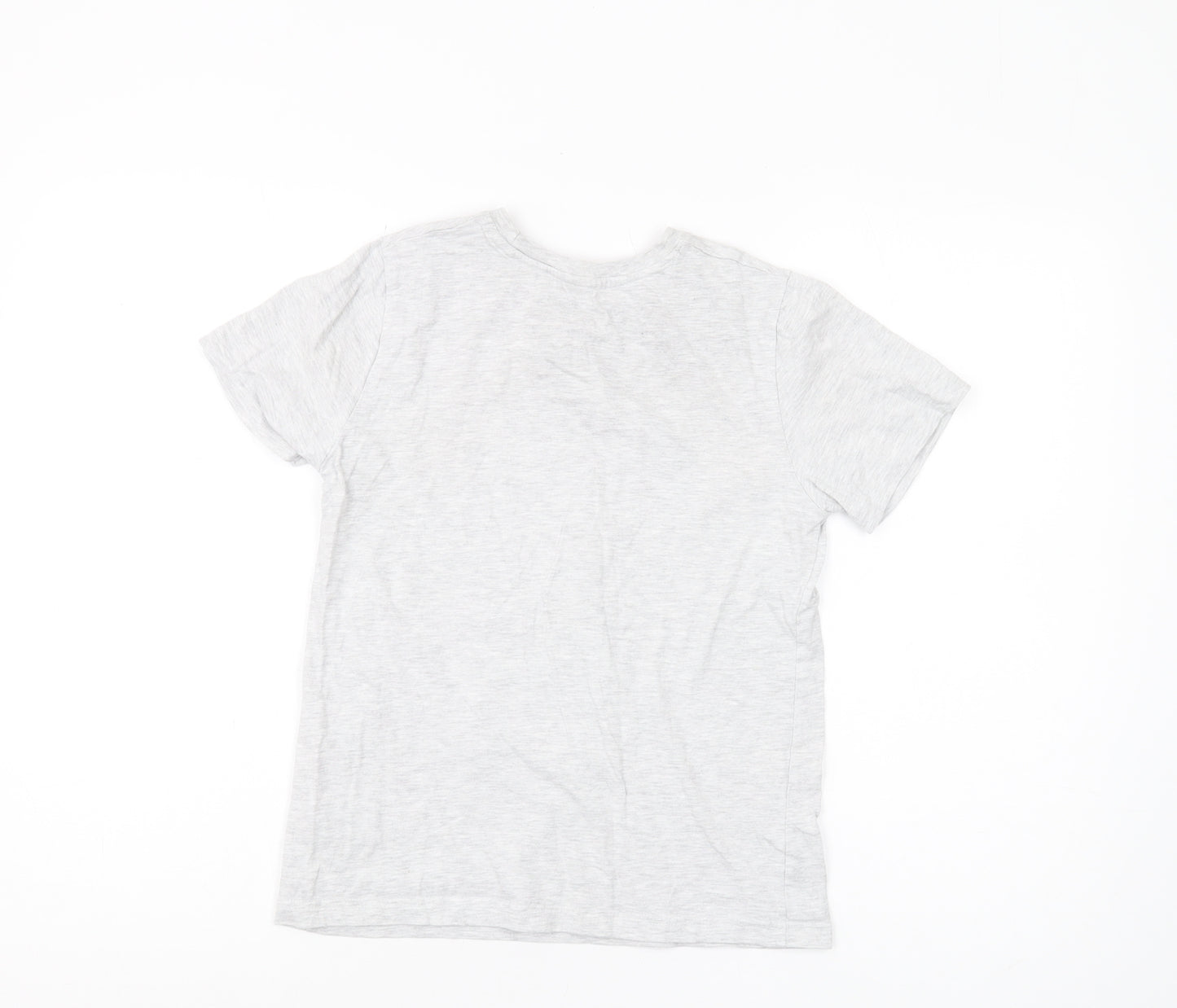 Minecraft Boys Grey Graphic Print T-Shirt 10 Years