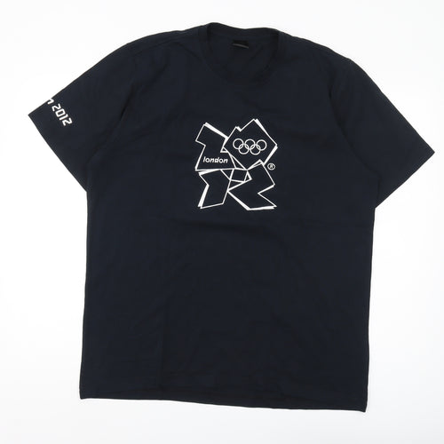 Official London 2012 Olympic Men's Large Black T-Shirt