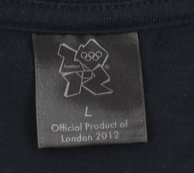 Official London 2012 Olympic Men's Large Black T-Shirt