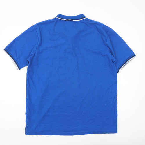 Slazenger Men's Blue XL Polo Shirt