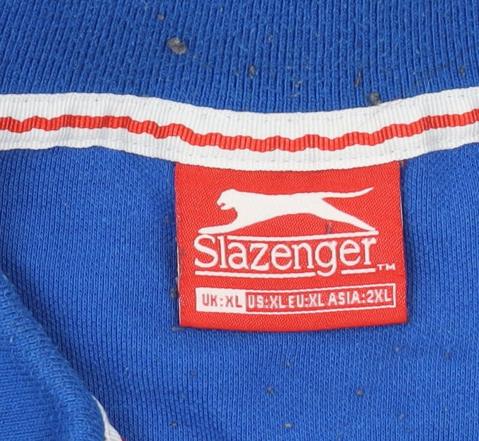 Slazenger Men's Blue XL Polo Shirt