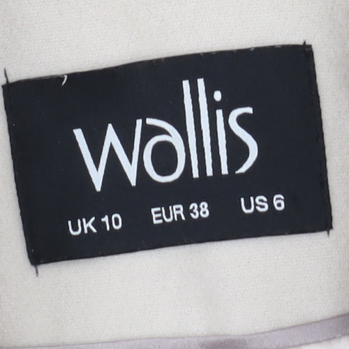 Wallis Women's Beige Mid-Length Coat Size 10