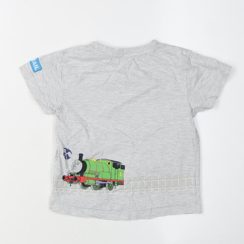 Character.com Boys' Grey Thomas T-Shirt, 2-3 Years, Graphic Print
