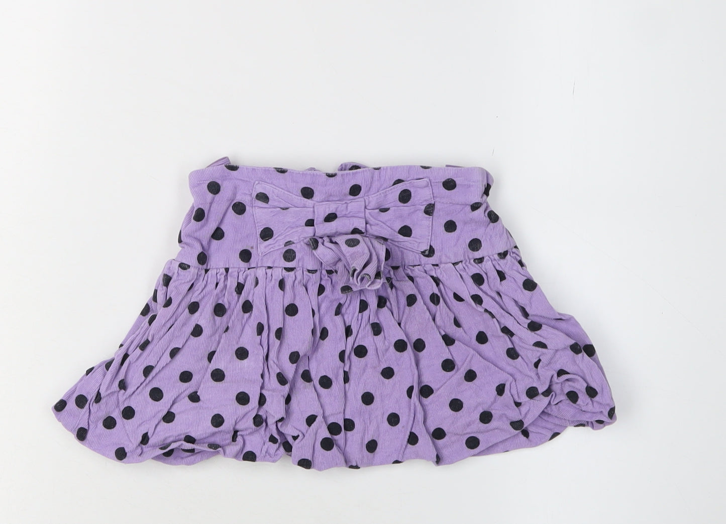 Pumpkin Patch Girls Purple Polka Dot Skirt, Size 3 Years