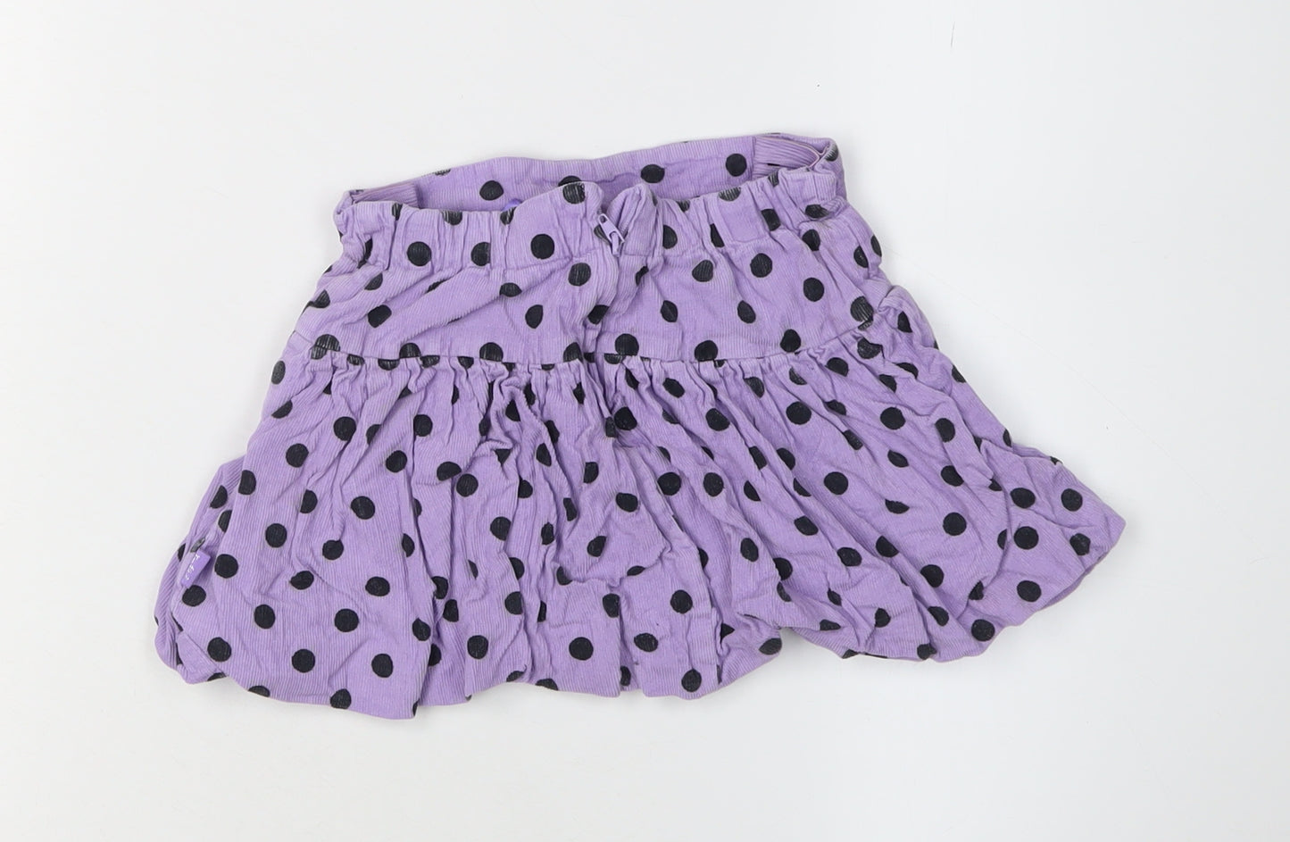 Pumpkin Patch Girls Purple Polka Dot Skirt, Size 3 Years