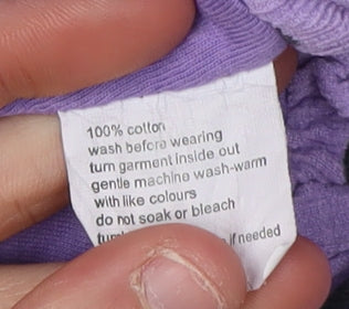 Pumpkin Patch Girls Purple Polka Dot Skirt, Size 3 Years