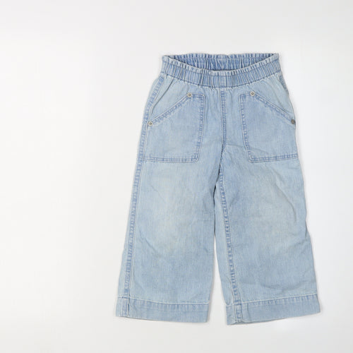 GAP Girls Blue Wide-Leg Jeans 3 Years