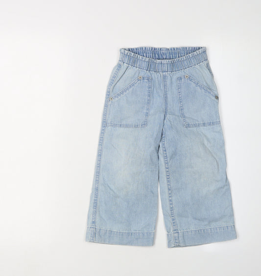 GAP Girls Blue Wide-Leg Jeans 3 Years