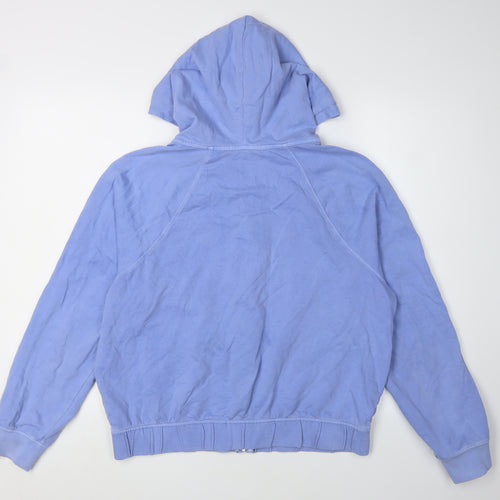 Next Women's Blue Full Zip Hoodie Size 12 Cotton