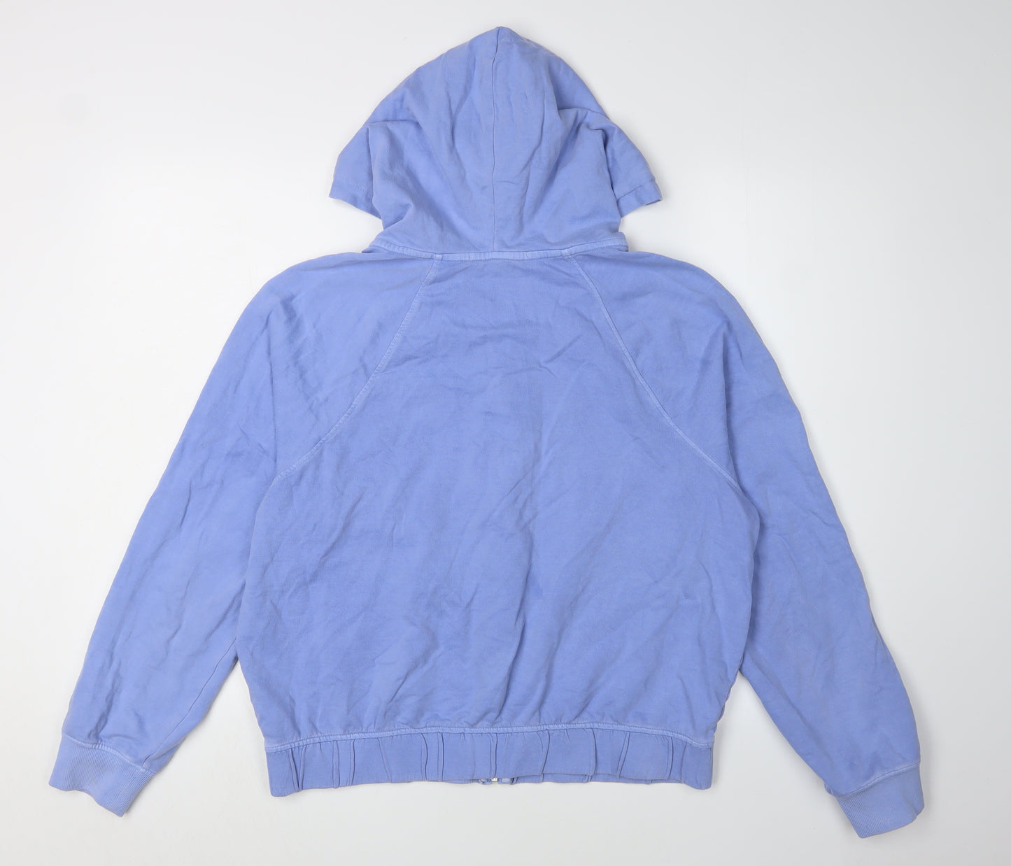 Next Women's Blue Full Zip Hoodie Size 12 Cotton