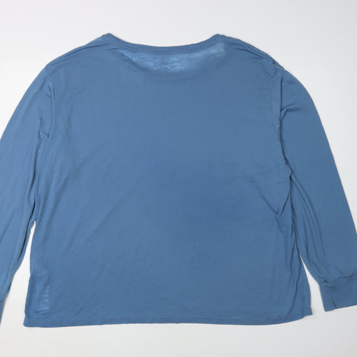Disney Women’s Blue Long Sleeve T-Shirt 2XL