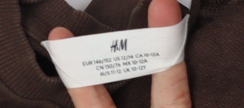 H&M Boys Brown Sonic Sweatshirt 11-12 Years