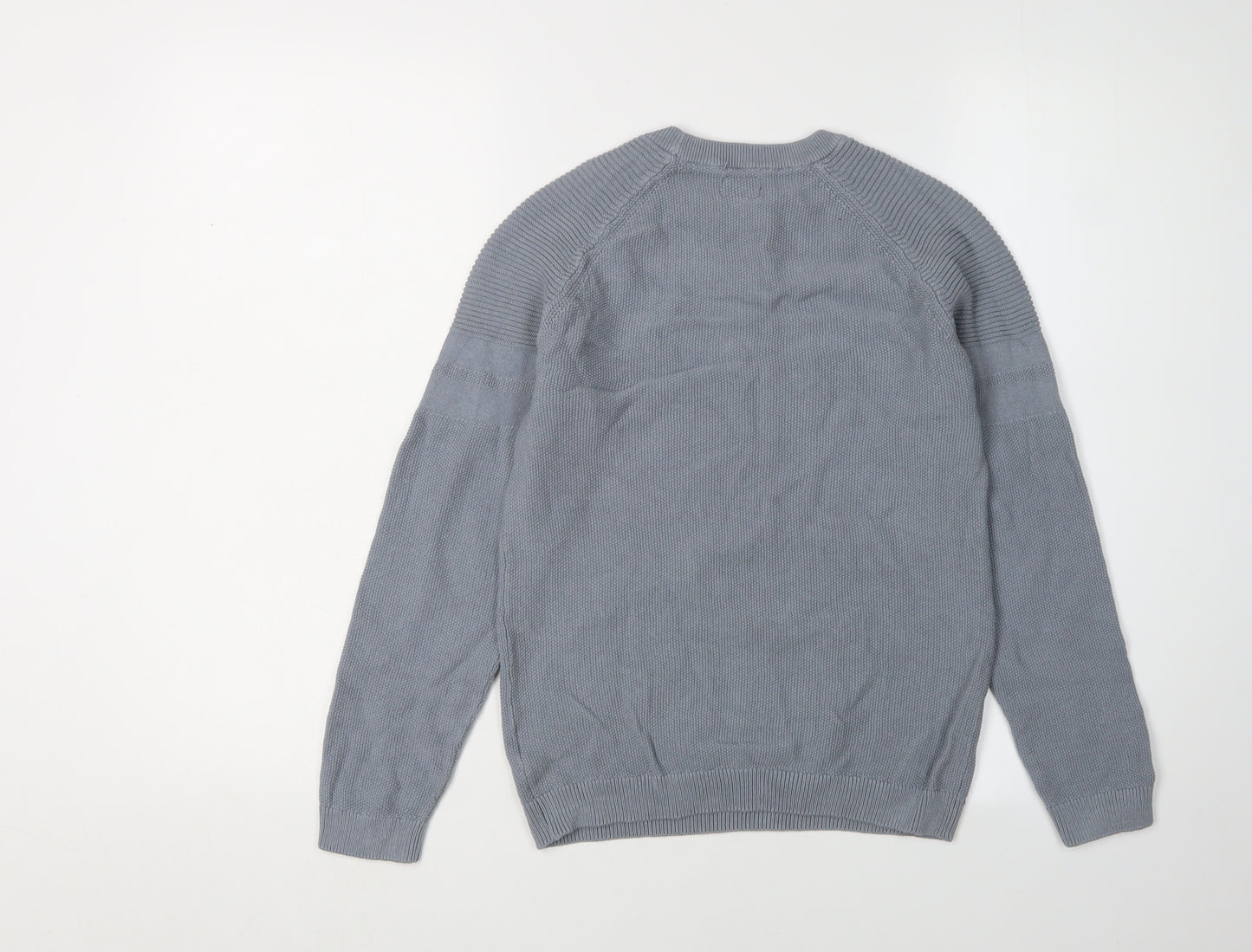 Next Boys Grey Cotton Pullover Jumper, Size 11 Years