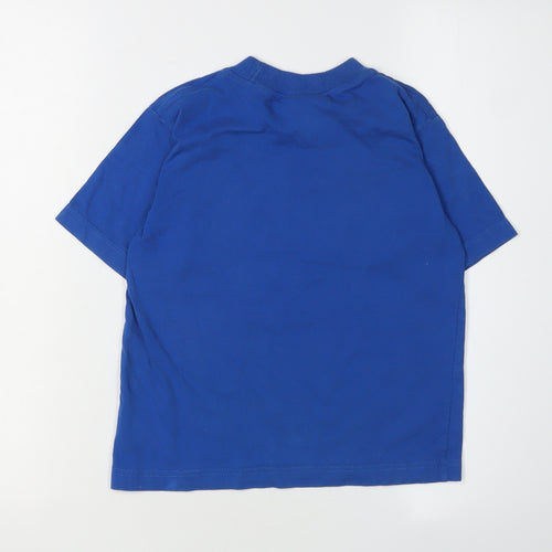 Umbro Boys Blue T-Shirt - Casual Short Sleeve 6-7 Years