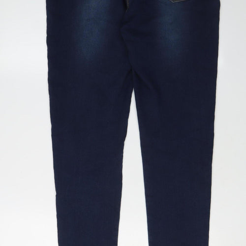 Roman Women's Blue Skinny Jeans Size 16