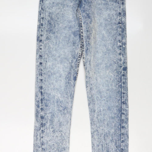 Cheap Monday Women's Blue Acid Wash Skinny Jeans