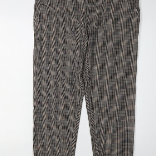Farah Men's Multicoloured Check Slim Chino Trousers 34