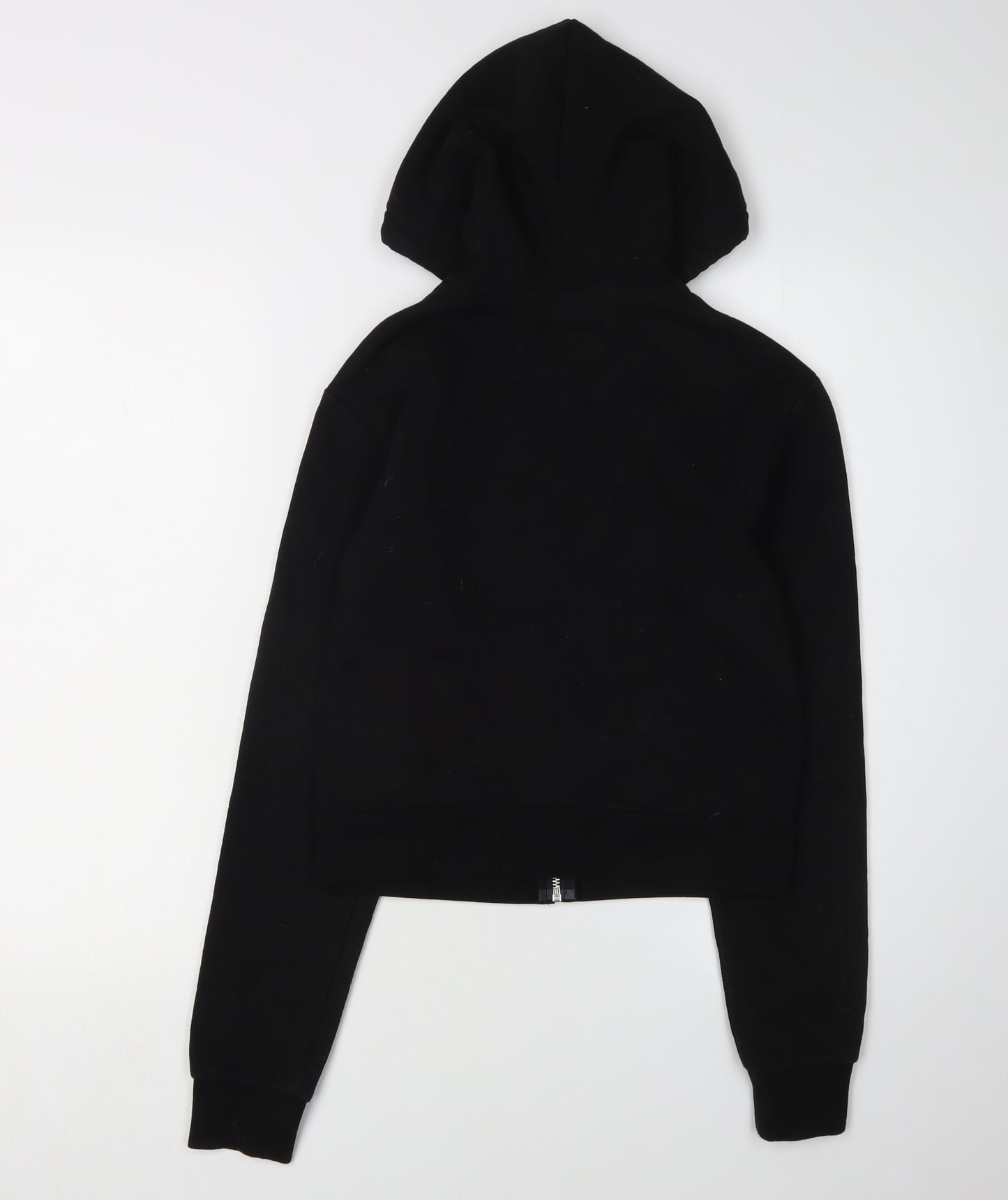 H&M Women's Black Full Zip Hoodie, Size S, Casual Comfort