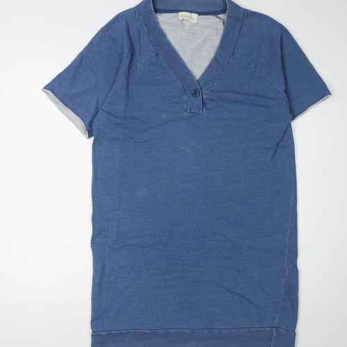 American Vintage Blue T-Shirt Dress, Women's S, Casual Style