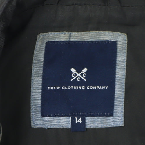 Crew Clothing Women's Green Quilted Jacket, Size 14